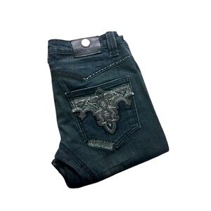 Antik Distressed Boot Cut Jeans